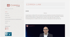 Desktop Screenshot of correalaw.com
